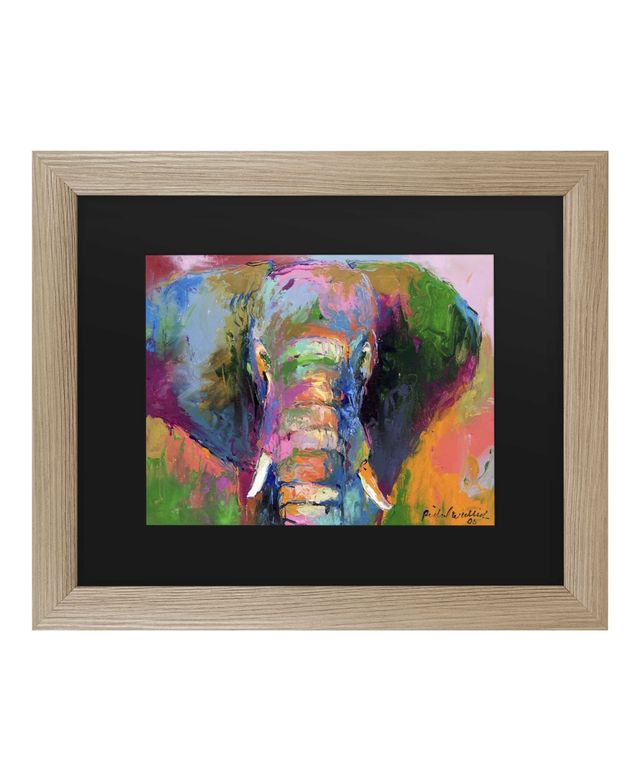 Richard Wallich Elephant 2 Matted Framed Art