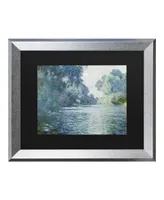 Claude Monet Branch of the Seine Near Giverny Matted Framed Art