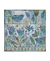 Sue Davis Spring Garden Abstract Modern Canvas Art - 15" x 20"