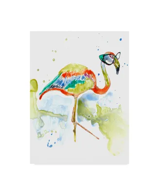 Jennifer Goldberger Smarty Pants Flamingo Canvas Art