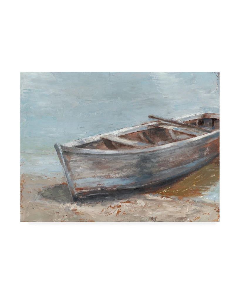 Ethan Harper Whitewashed Boat Ii Canvas Art