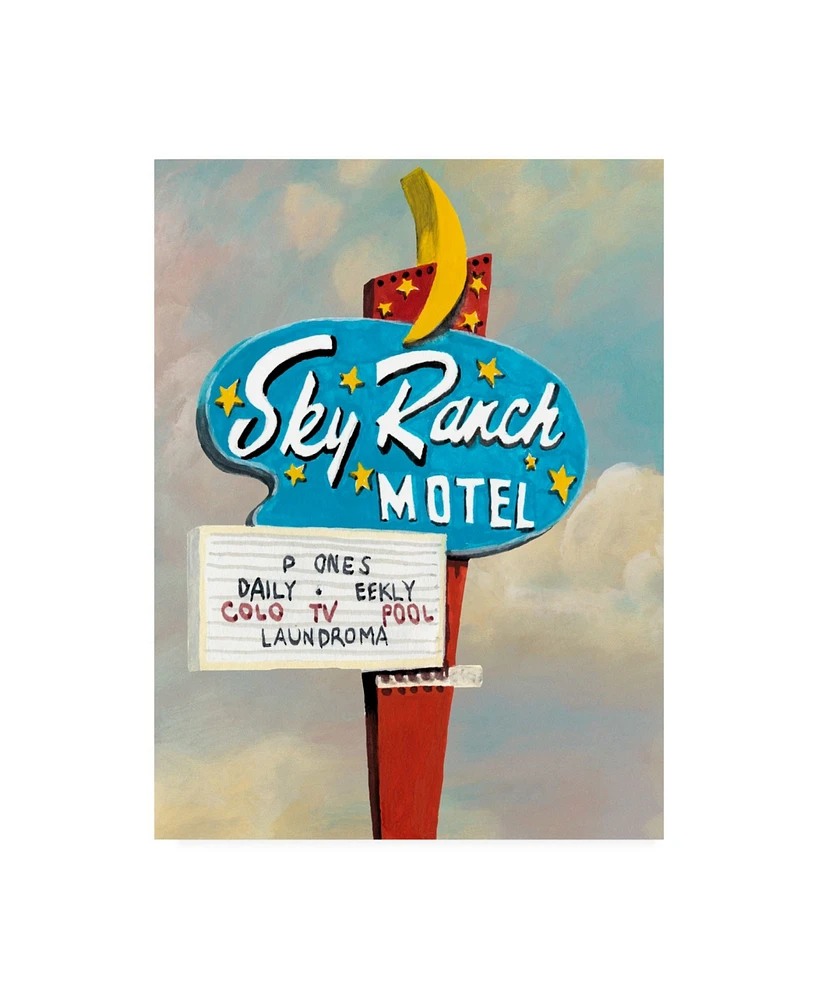 Naomi Mccavitt American Roadside Iii Canvas Art - 37" x 49"