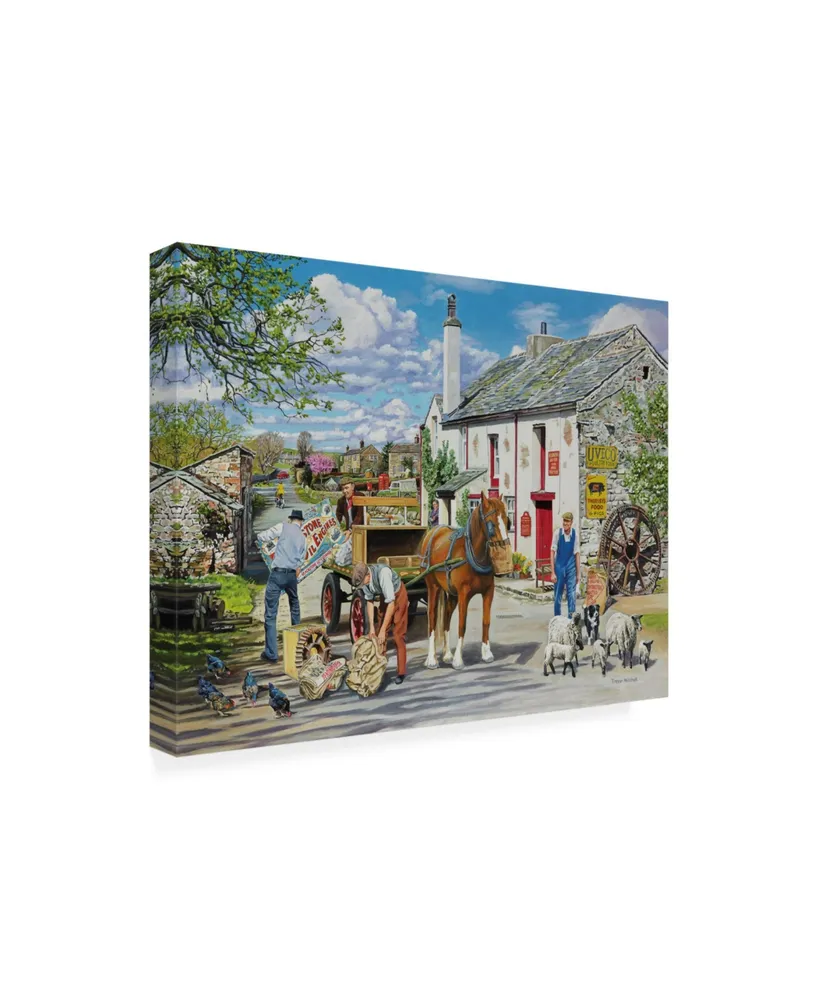 Trevor Mitchell The Old Mill Carriage Canvas Art