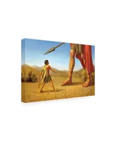Dan Craig David and Goliath Canvas Art - 27" x 33.5"
