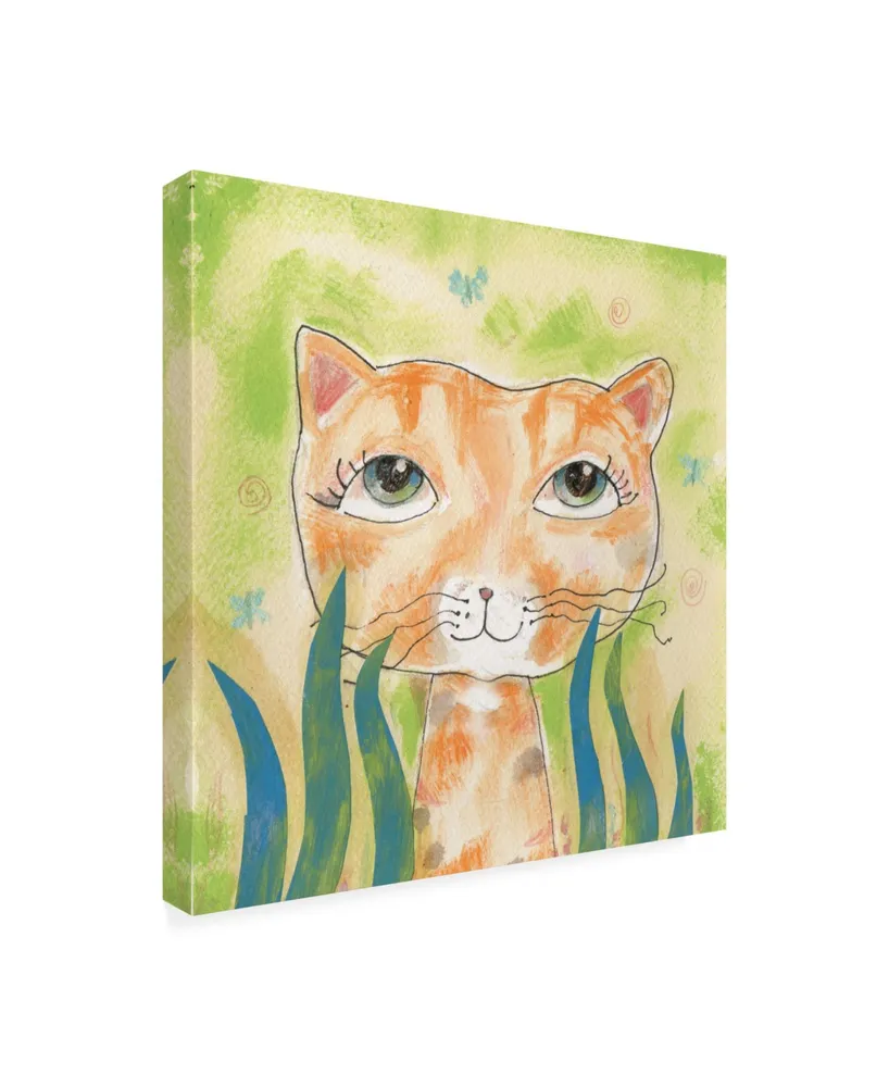 Whiskers Studio Wild Thing Watercolor Canvas Art