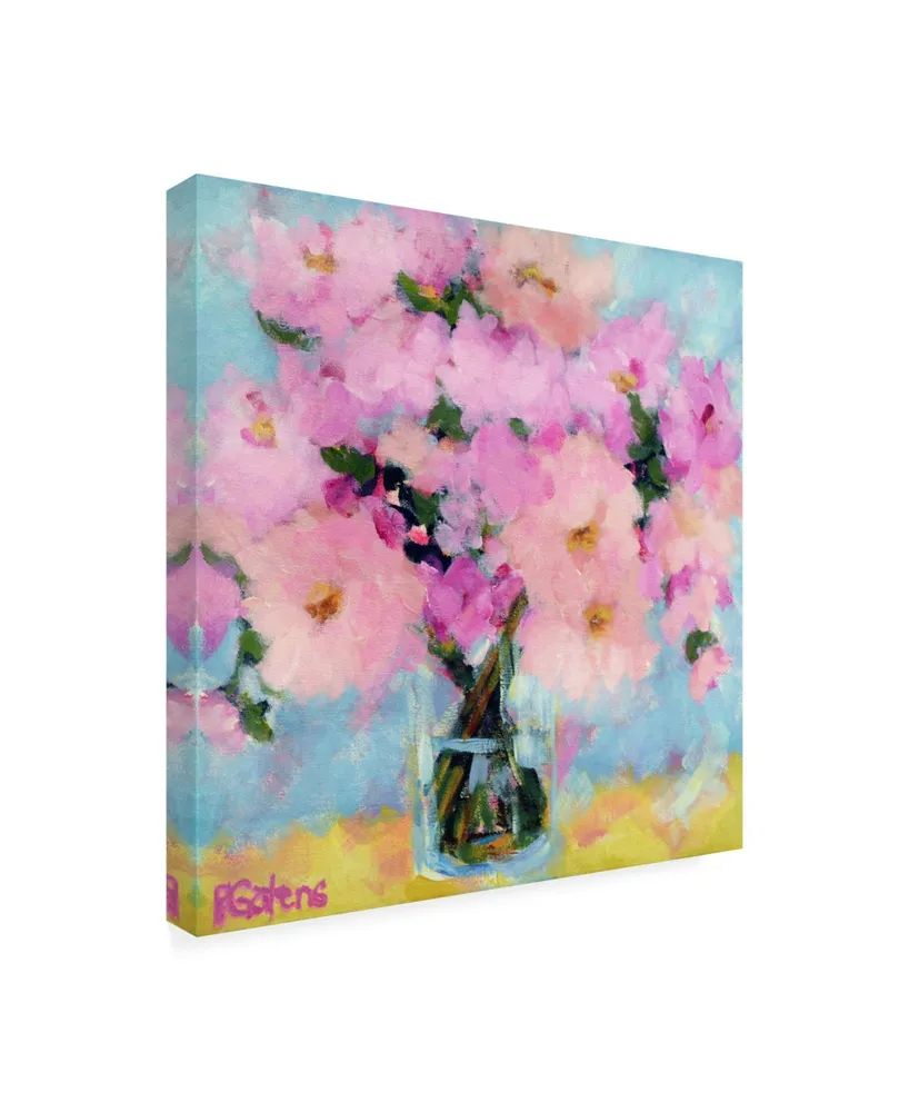 Pamela Gaten Bright Pink Peony Canvas Art - 15.5" x 21"