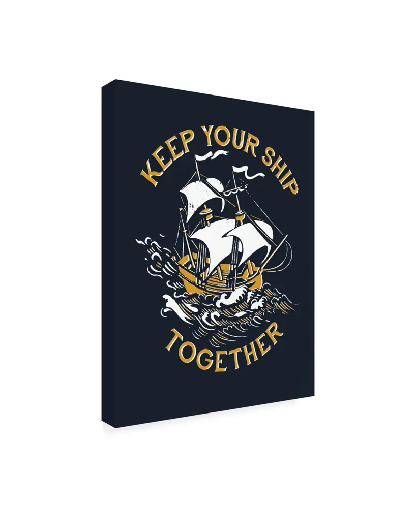 Michael Buxton Keep Your Ship Together Canvas Art - 36.5" x 48"
