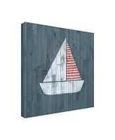 Grace Popp Nautical Plank I Canvas Art - 27" x 33"