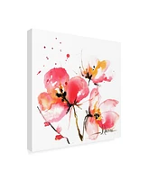 Leticia Herrera Blooms Hermanas Iv Canvas Art - 15" x 20"