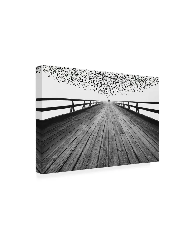 Mandru Cantemir To the End of a Pier Canvas Art - 37" x 49"