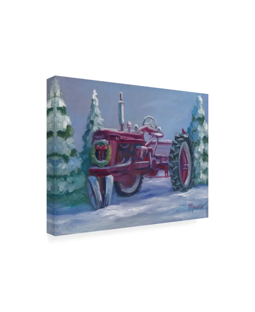 Marnie Bourque Farmall Fresh Snow Canvas Art - 15" x 20"