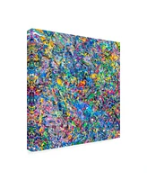 Mark Lovejoy Abstract Splatters Lovejoy 2 Canvas Art - 27" x 33"