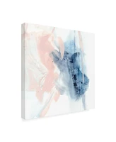 Ethan Harper Indigo and Blush Iii Canvas Art - 36.5" x 48"