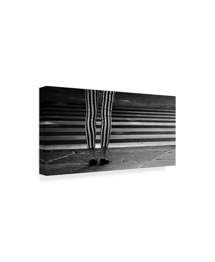 Anna Niemiec Checkered Stripes Canvas Art