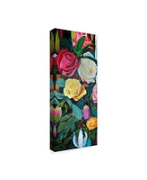 Sandra Iafrate Baroque Flower Triptych Ii Canvas Art - 15" x 20"