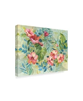 Danhui Nai Hibiscus Garden Canvas Art - 37" x 49"