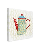 Grace Popp Sweet Teapot Vi Canvas Art - 15" x 20"