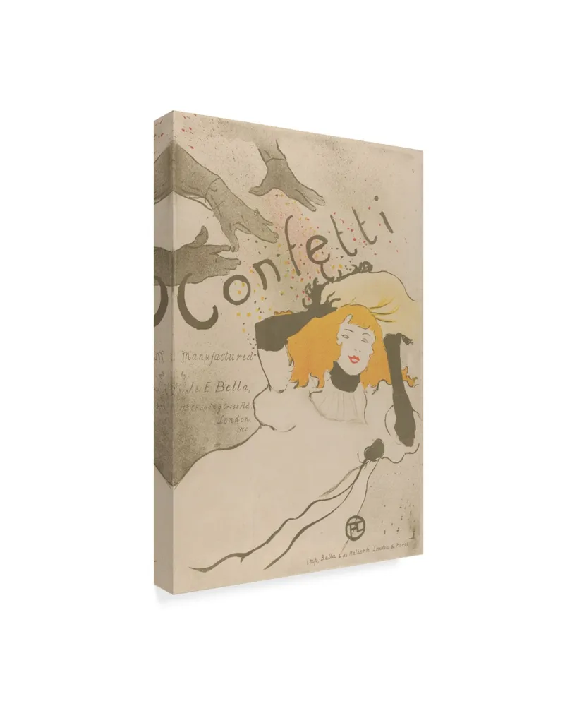 Henri De Toulouse-Lautrec Confetti Canvas Art