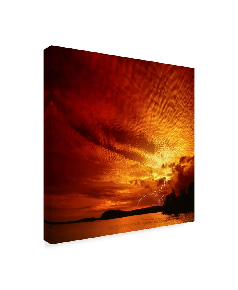 Philippe Sainte-Laudy Red Storm Canvas Art