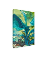 Suzanne Wilkins Green Banana Duo I Canvas Art - 20" x 25"