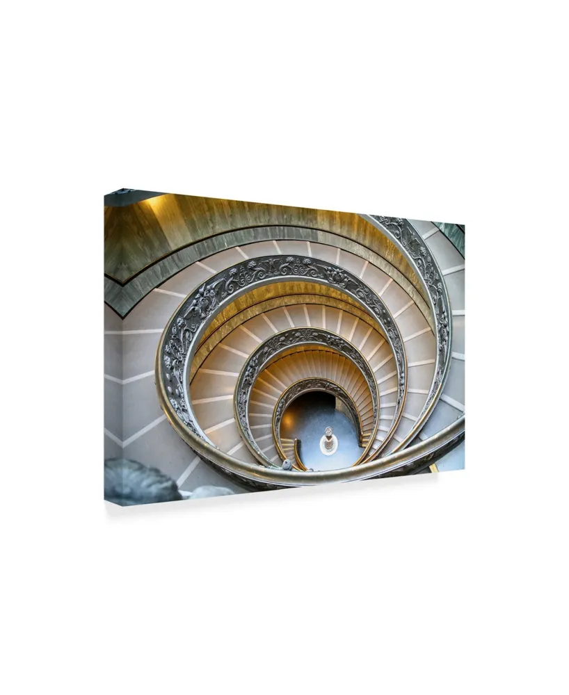 American School Vatican Staircase Canvas Art