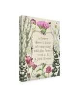 Grace Popp Pressed Floral Quote Iii Canvas Art