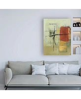 Pablo Esteban Rust and Neutral Abstract Canvas Art - 27" x 33.5"