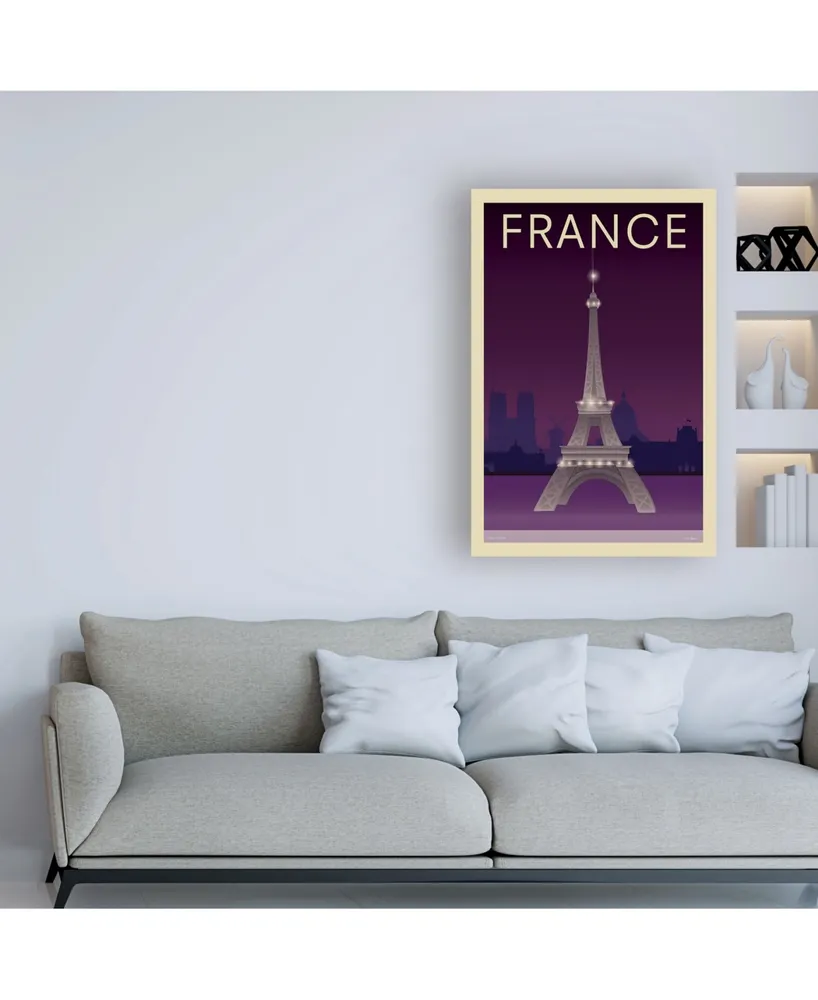 Incado Eiffel Tower France Poster Canvas Art