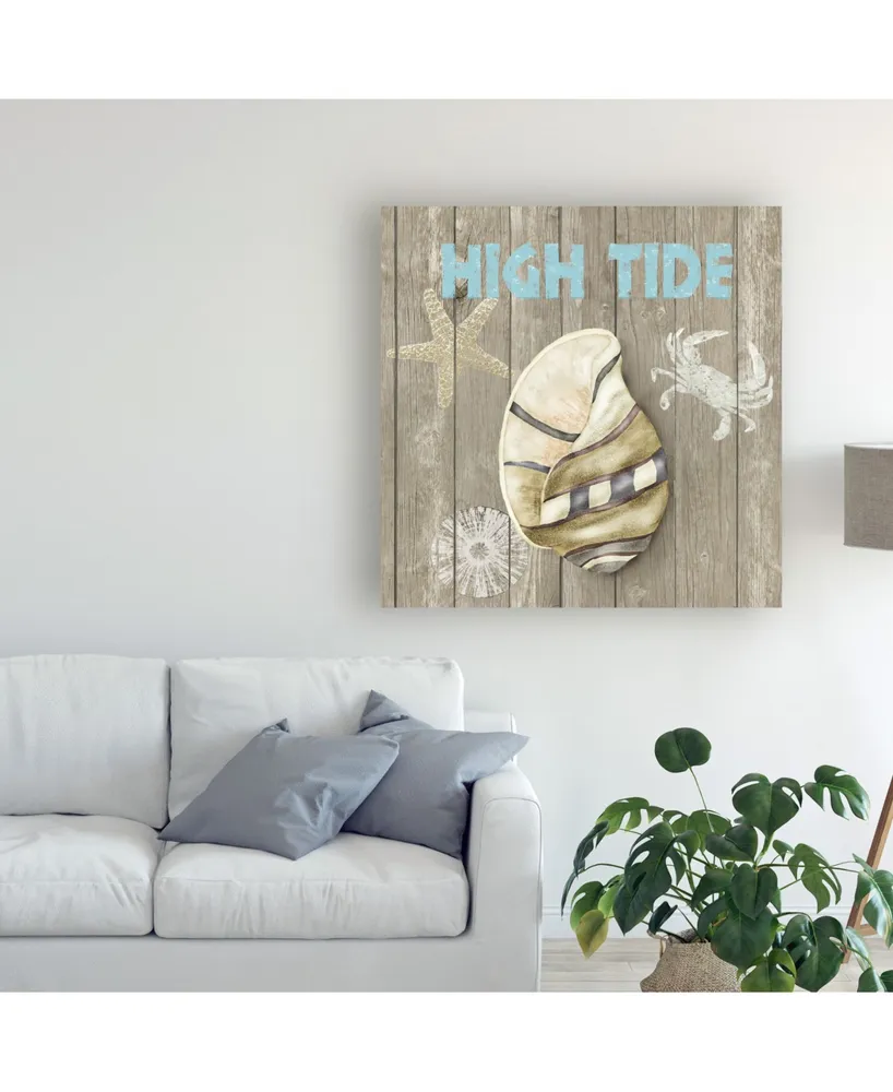 Jade Reynolds High Tide Shoreline I Canvas Art