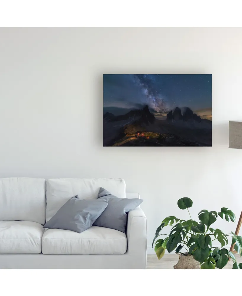 David Martin Castan The Way Mountains Canvas Art