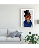 Fab Funky Orangutan in Top Hat Canvas Art