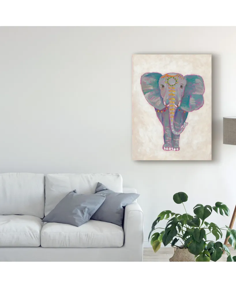 Chariklia Zarris Festival Elephant I Canvas Art