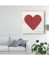 Kathleen Parr Mckenna Rustic Valentine Heart I Canvas Art