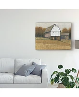 Tim Otoole White Barn View Ii Canvas Art - 20" x 25"