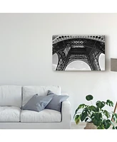 American School Under Eiffel Canvas Art - 37" x 49"