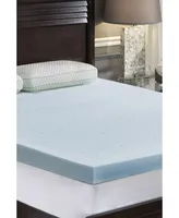 Rio Home Fashions LoftWorks 3" Jelly-soft Gel Memory Foam Mattress Topper