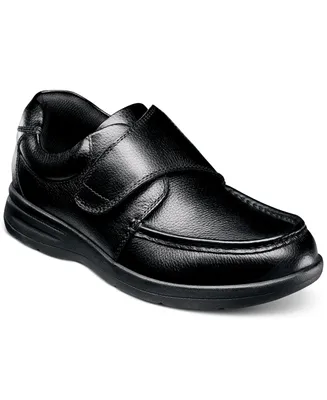 Nunn Bush Men's Cam-Strap Moc-Toe Lightweight Loafers