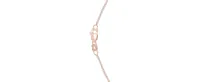 Pave Rose by Effy Diamond Flower Pendant Necklace in 14k Rose Gold (1 1/3 ct. t.w.)