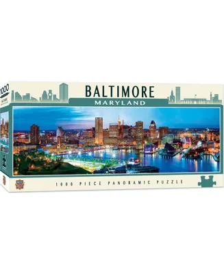 MasterPieces Puzzles American Vista Panoramic - Baltimore 1000 Piece Puzzle