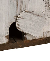 Glitzhome Extra-Large Rustic Wood Birdhouse