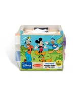Melissa and Doug Mickey Mouse & Friends Wooden Shape Sorting Cube