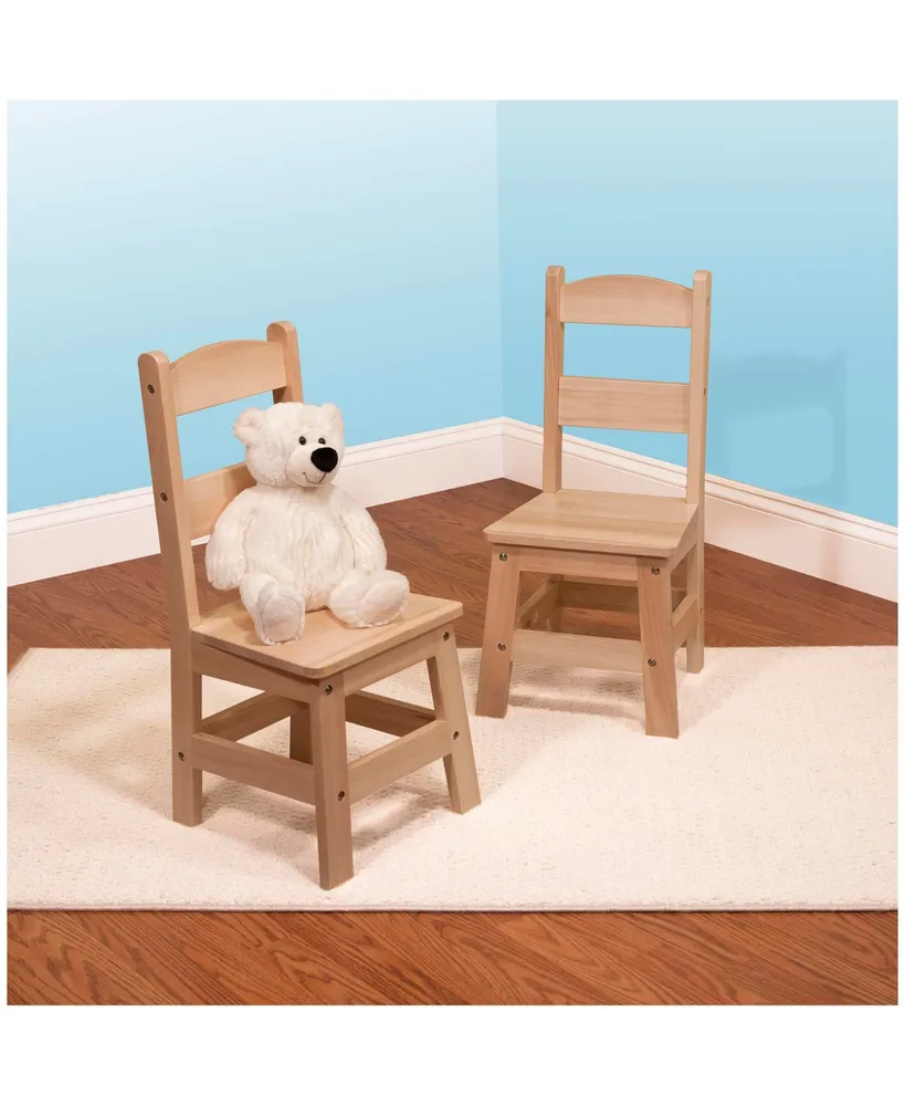 Melissa and Doug Wooden Chair Pair