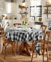 Elrene Farmhouse Living Buffalo Check 70" Round Tablecloth