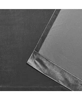 Exclusive Home Curtains Velvet Heavyweight Pinch Pleat Curtain Panel Pair