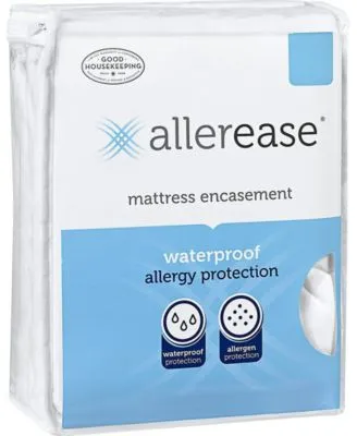 Allerease Waterproof Allergy Protection Zippered Mattress Protectors