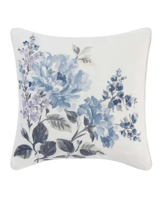 Laura Ashley Chloe Embroidered Decorative Pillow, 16" x 16"
