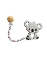 3 Stories Trading Tiny Teethers Infant Silicone Pacifier Clip With Large Removable Teether