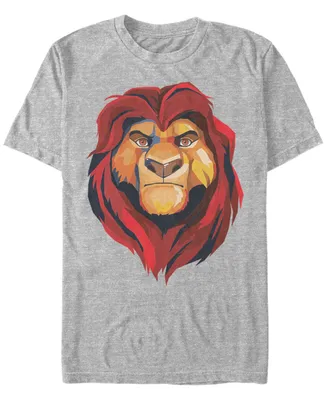 Disney Men's Lion King Mufasa Geometrics Short Sleeve T-Shirt