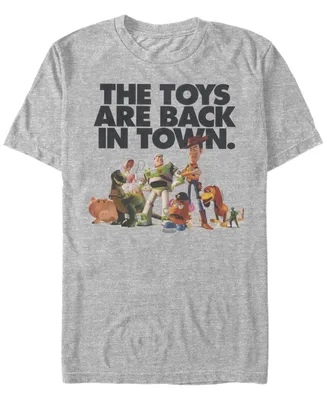 Disney Pixar Men's Toy Story Toys Are Back Town Short Sleeve T-Shirt