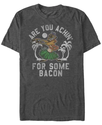 Disney Men's Lion King Timon Achin' Bacon Short Sleeve T-Shirt